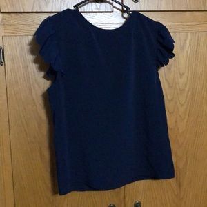 Navy blouse